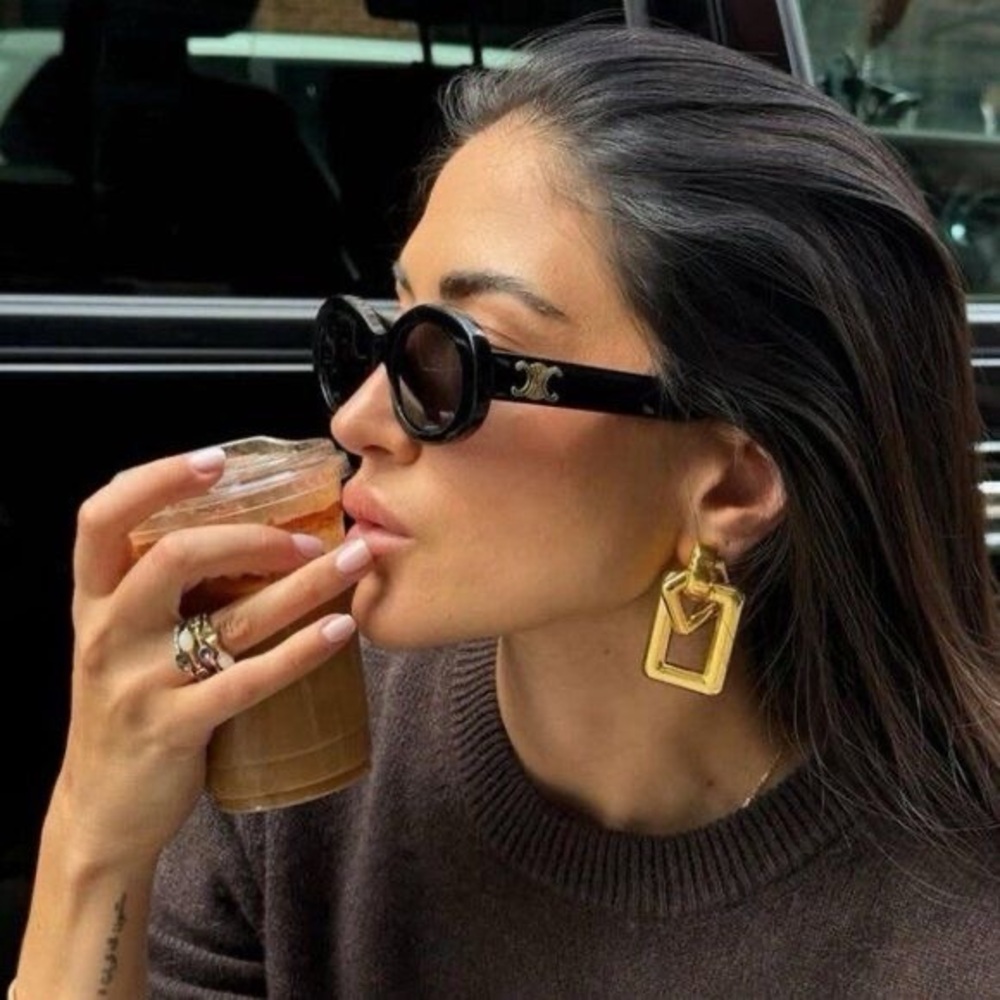 Celine Triomphe Oval Sunglasses - Picture 3 of 14